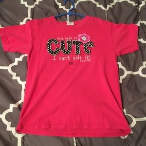 Amazing cute shirt for girls! Pink!